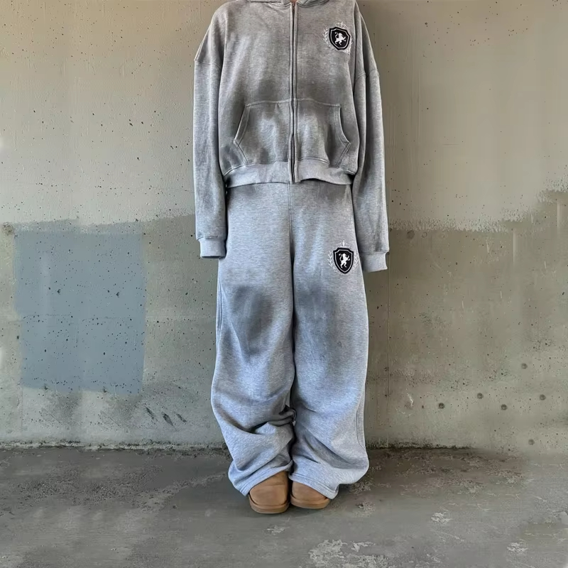 Acid Washed Tracksuits For Men - Image 2