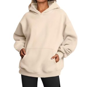 Blank Cotton Hoodie For Women