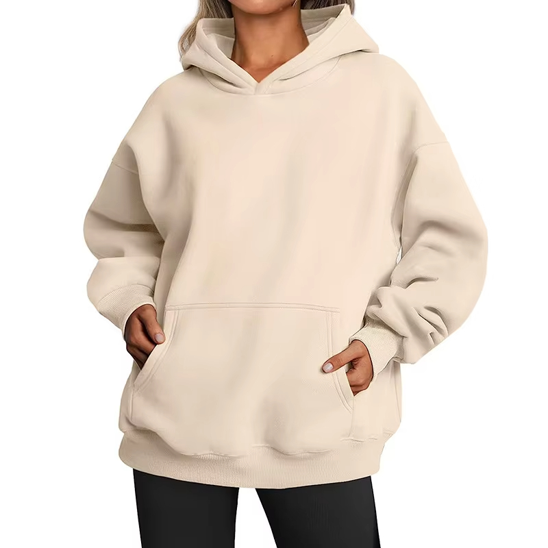 Blank Cotton Hoodie For Women
