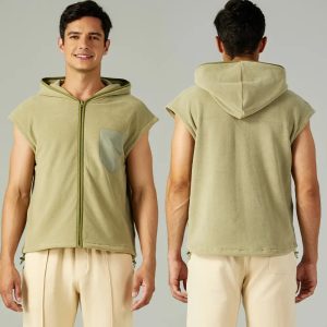 Sleeveless Hoodie For Men
