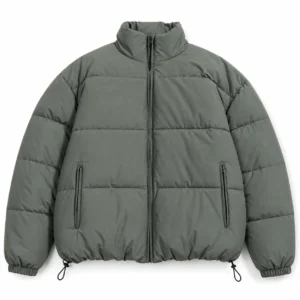 Winter Puffer Jacket for Men flat-lay product image 1 on a white background