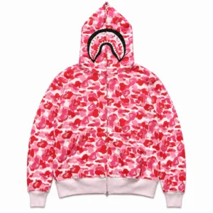 Full-Face Zipper Hoodie flat-lay product image 1 on a white background