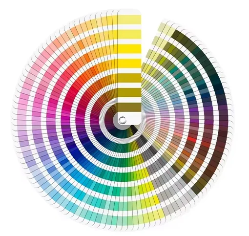 Color standards available for custom apparel development