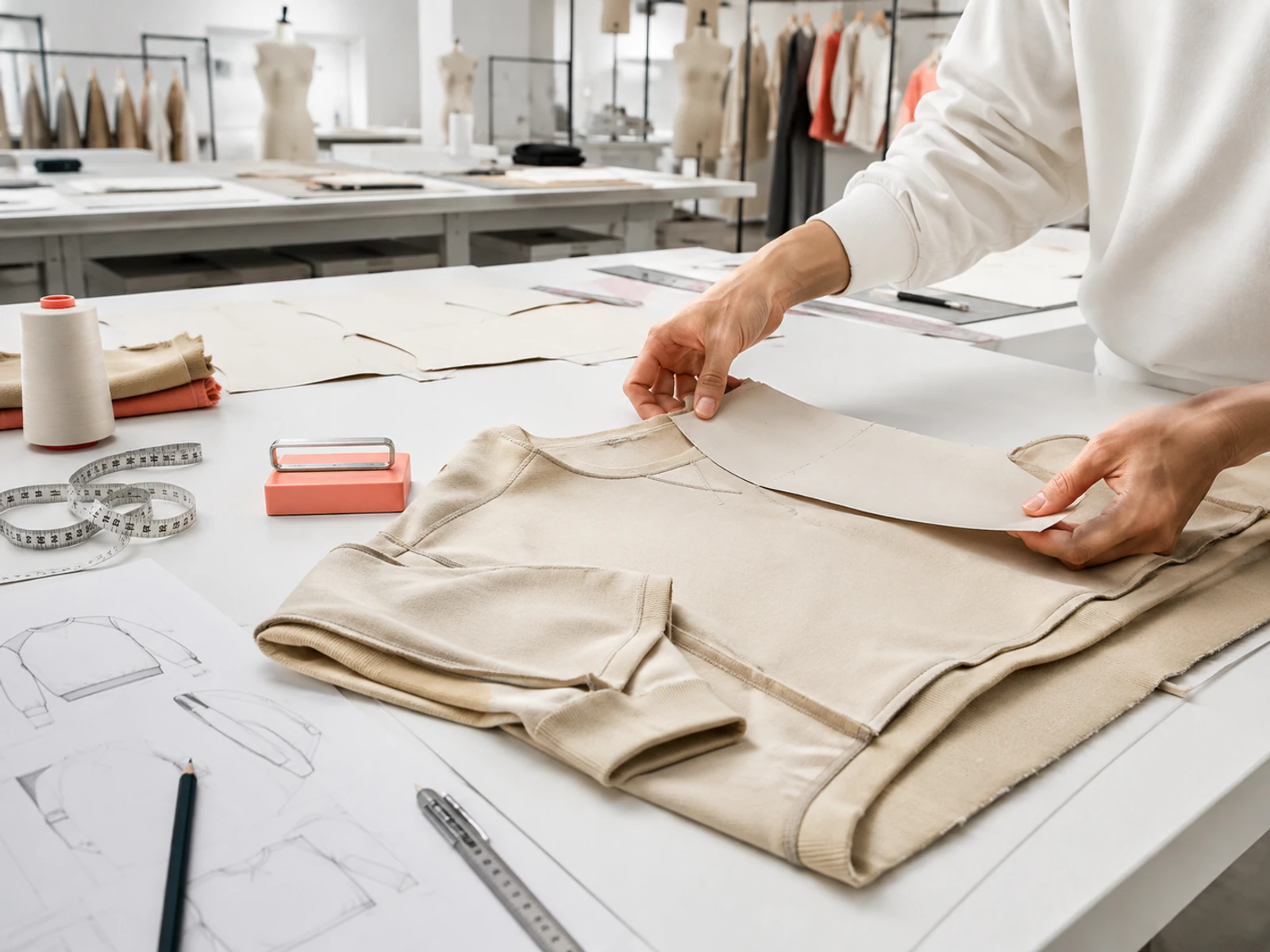 Garment sewing and construction detail
