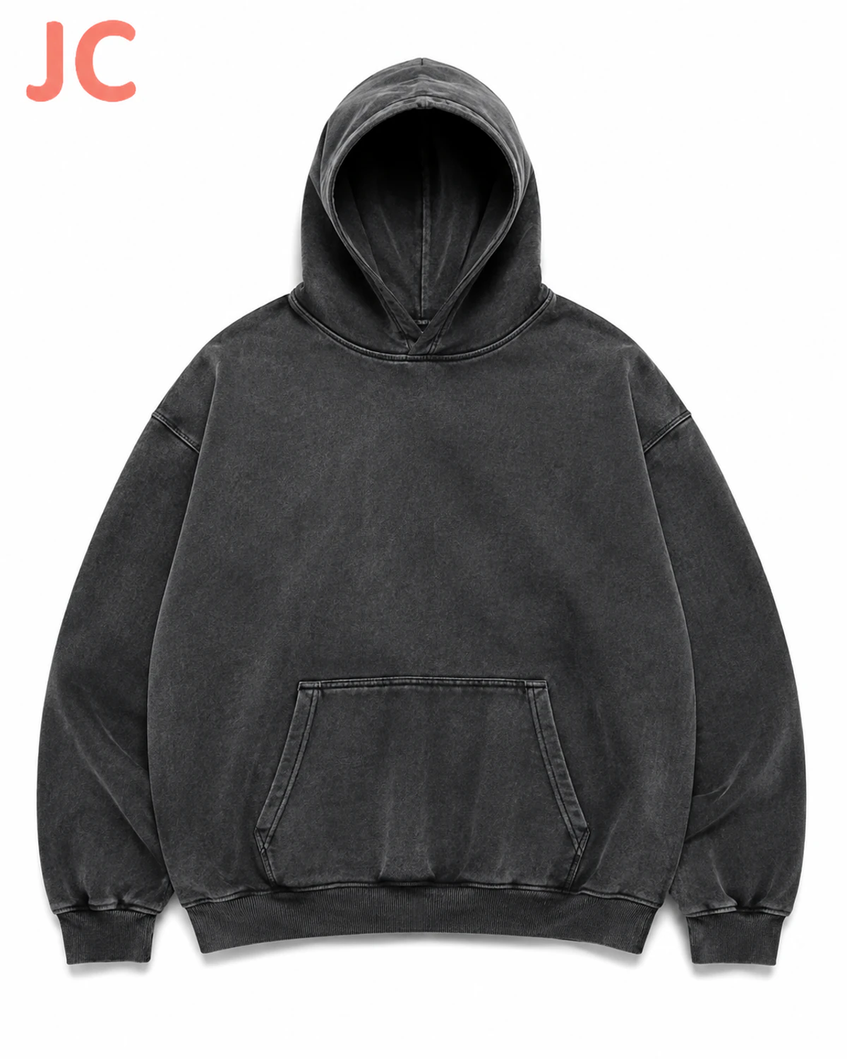 Acid-washed custom hoodie reference