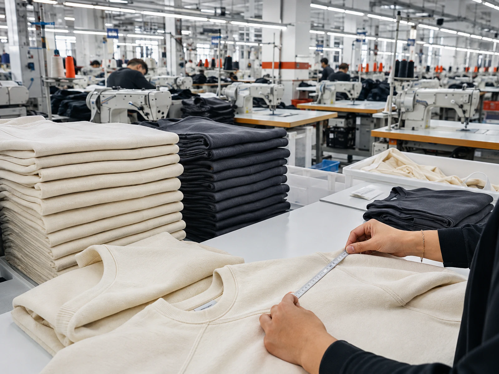Apparel bulk production and quality control